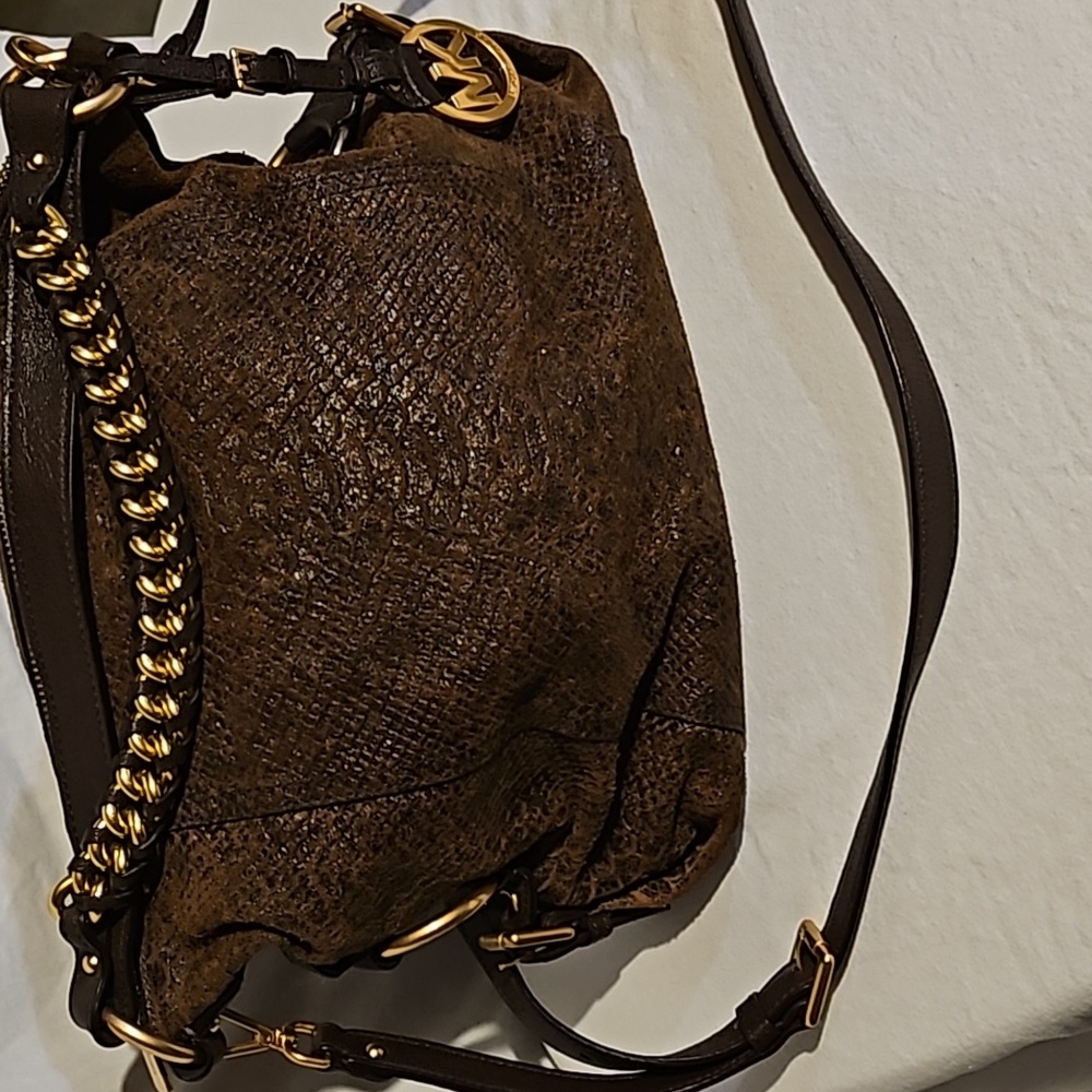 Michael Kors Faux Snakeskin Handbag